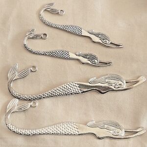 4 Metal Mermaid Bookmarks DIY